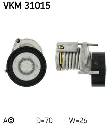 Rolka napinająca paska wieloklinowego VKM 31015 SKF